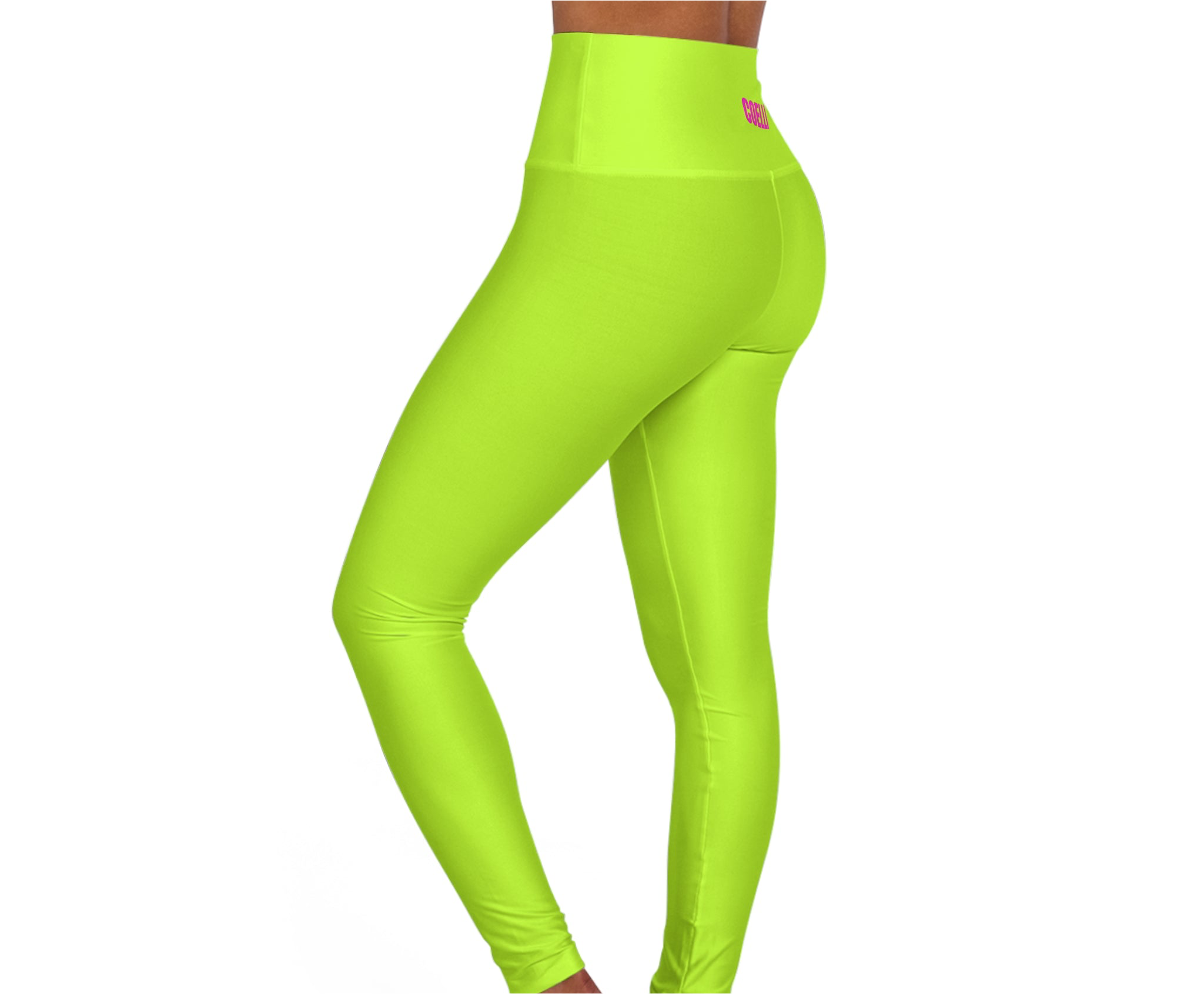 Neon Vibes High Waisted Yoga Leggings